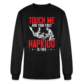Hapkido Martial Arts Self Defense Martial Artist - Men's Long Sleeve T-Shirt - black - Front