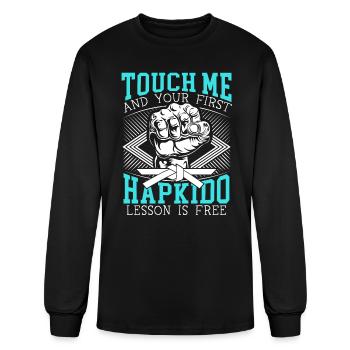 Hapkido Martial Arts Self Defense Martial Artist - Men's Long Sleeve T-Shirt - black - Front