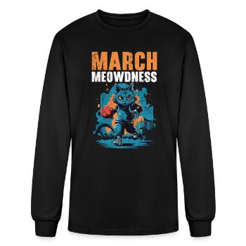 Basketball Cat Basketball Player I Love Basketball - Men's Long Sleeve T-Shirt - black - Front