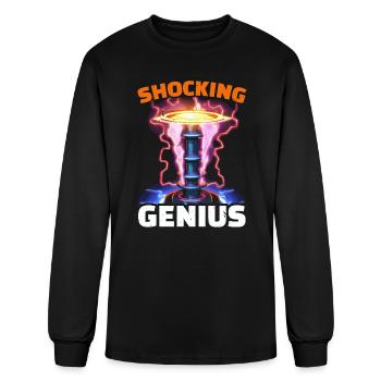 Electric Coil Electrical Engineer Electricity - Men's Long Sleeve T-Shirt - black - Front