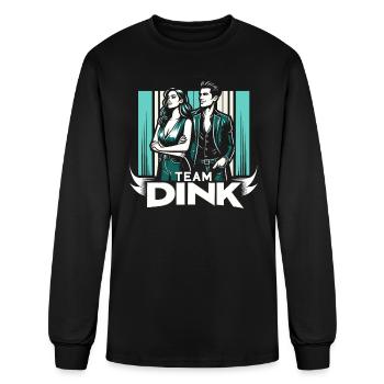 Dual Income No Kids Marriage Married Couple DINK - Men's Long Sleeve T-Shirt - black - Front
