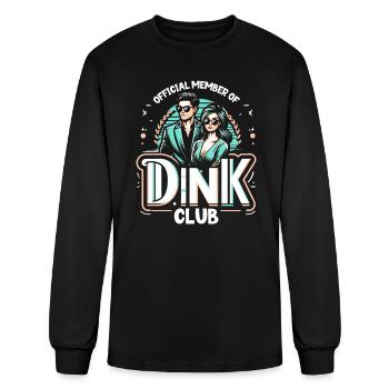 Dual Income No Kids Marriage Married Couple DINK - Men's Long Sleeve T-Shirt - black - Front