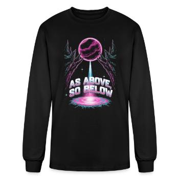 Cosmic Energy Life Energy Universal Force - Men's Long Sleeve T-Shirt - black - Front