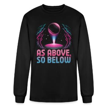Cosmic Energy Life Energy Universal Force - Men's Long Sleeve T-Shirt - black - Front