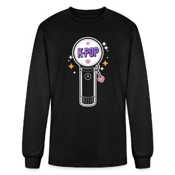 K-Pop Korean Pop Music South Korea Kpop Lightstick - Men's Long Sleeve T-Shirt - black - Front