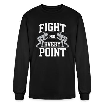 Girls Wrestling Wrestle Grappling Wrestler Girl - Men's Long Sleeve T-Shirt - black - Front