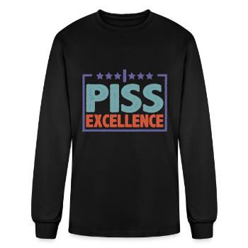 I Piss Excellence 4 - Men's Long Sleeve T-Shirt - black - Front