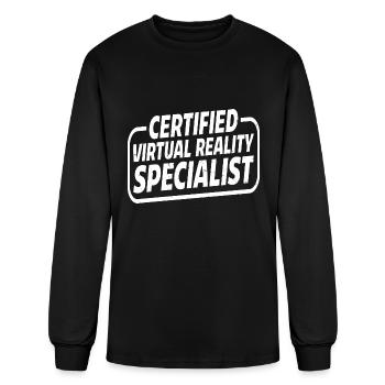 Spécialiste certifié en réalité virtuelle 2 - T-shirt à manches longues Homme - noir - Devant