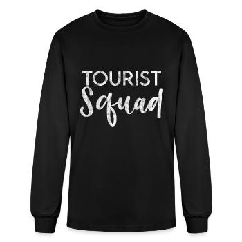 Tourist Squad 3 - Men's Long Sleeve T-Shirt - black - Front