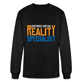 Spécialiste certifié en réalité virtuelle 3 - T-shirt à manches longues Homme - noir - Devant