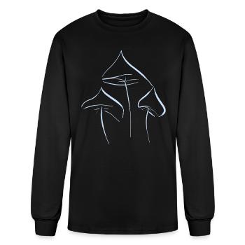 Mushrooms - Men's Long Sleeve T-Shirt - black - Front