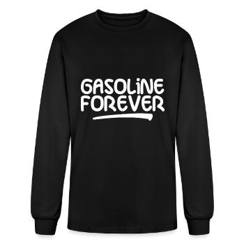 Gasoline Forever 4 - Men's Long Sleeve T-Shirt - black - Front