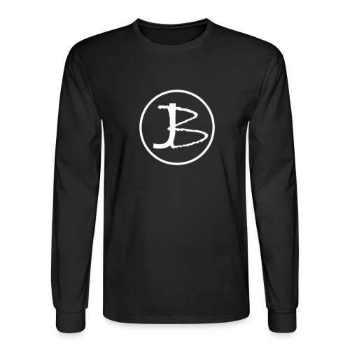 JB logo white - Men's Long Sleeve T-Shirt