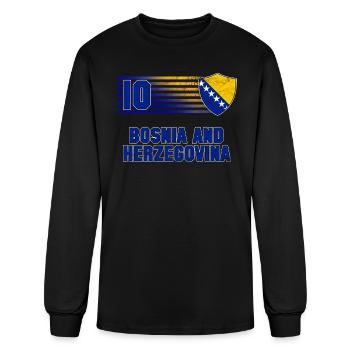 Bosnia and Herzegovina - Men's Long Sleeve T-Shirt - black - Front
