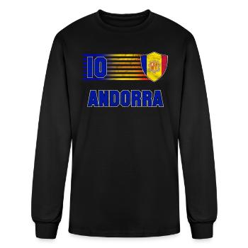 Andorra - Men's Long Sleeve T-Shirt - black - Front