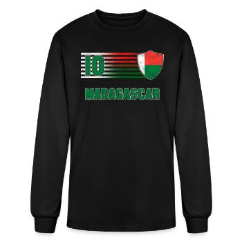 Madagascar - Men's Long Sleeve T-Shirt - black - Front