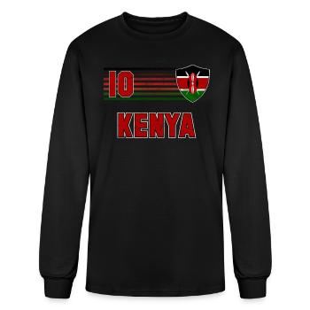 Kenya - Men's Long Sleeve T-Shirt - black - Front