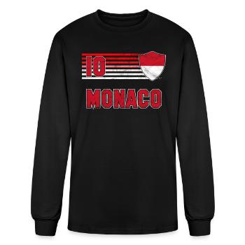 Monaco - Men's Long Sleeve T-Shirt - black - Front