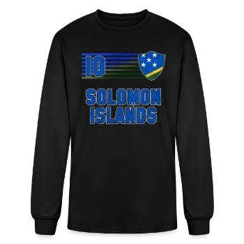 Solomon Islands - Men's Long Sleeve T-Shirt - black - Front