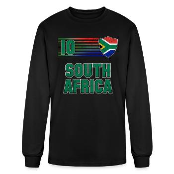 South Africa - Men's Long Sleeve T-Shirt - black - Front