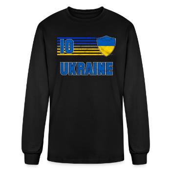 Ukraine - Men's Long Sleeve T-Shirt - black - Front