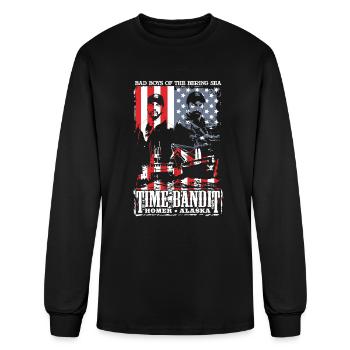 Time bandit - Bad boys of the bering sea - Men's Long Sleeve T-Shirt - black - Front