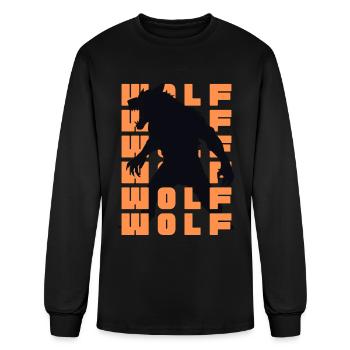 Werewolf - Men's Long Sleeve T-Shirt - black - Front