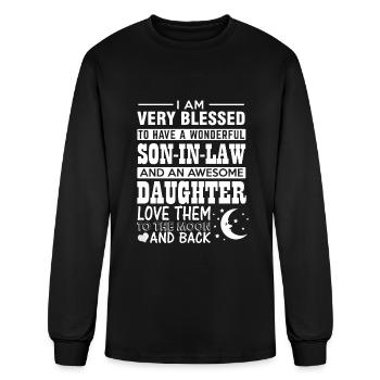 Son in law Daughter in law - Men's Long Sleeve T-Shirt - black - Front