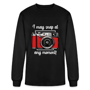 photographer - Men's Long Sleeve T-Shirt - black - Front