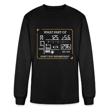 photographer - Men's Long Sleeve T-Shirt - black - Front