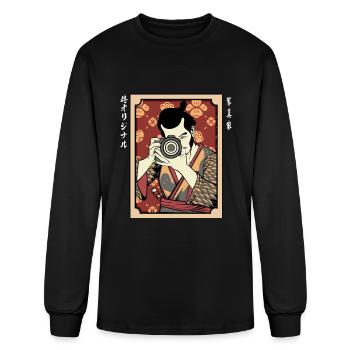 photographer - Men's Long Sleeve T-Shirt - black - Front