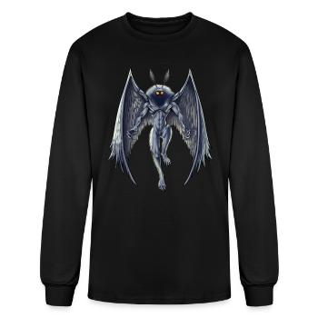 Cryptid Creature Mothman - Men's Long Sleeve T-Shirt - black - Front