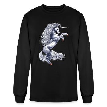 Mythical Magical Unicorn - Men's Long Sleeve T-Shirt - black - Front
