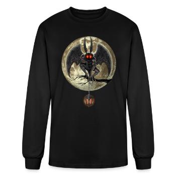 Mothman - Men's Long Sleeve T-Shirt - black - Front