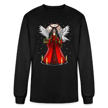 Lilith Pagan Goddess - Men's Long Sleeve T-Shirt - black - Front