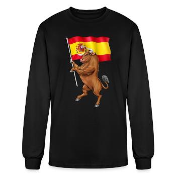 Spanish Bull - Men's Long Sleeve T-Shirt - black - Front