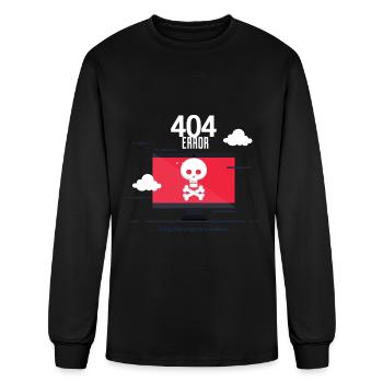 Error Sign - Men's Long Sleeve T-Shirt - black - Front