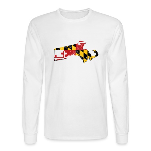 RavensCountryTee Massachusetts 11 png - Men's Long Sleeve T-Shirt
