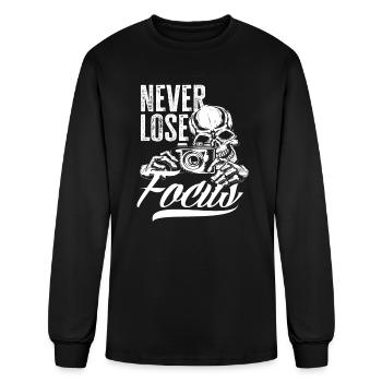 Camera Photographer Photographer - Men's Long Sleeve T-Shirt - black - Front