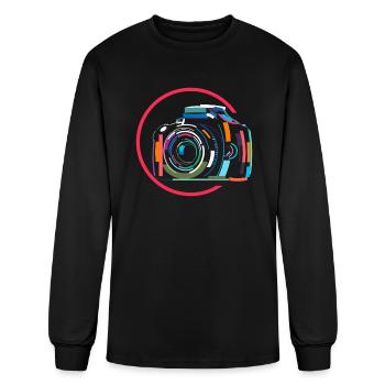 Photographer - Men's Long Sleeve T-Shirt - black - Front