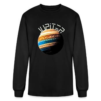 Jupiter - Men's Long Sleeve T-Shirt - black - Front