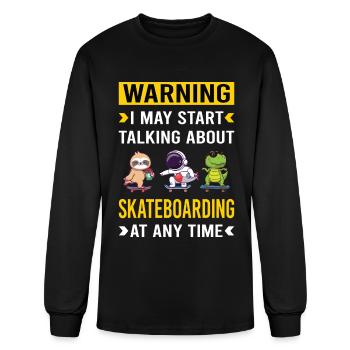 Skateboarding Skateboard Skateboarder - Men's Long Sleeve T-Shirt - black - Front