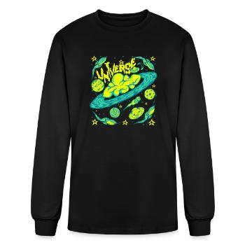 Universe Artwork - Men's Long Sleeve T-Shirt - black - Front