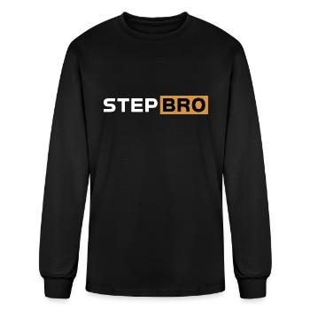 step bro - Men's Long Sleeve T-Shirt - black - Front
