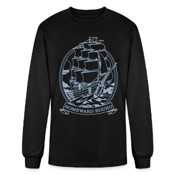 Homeward Bound Ship - Men's Long Sleeve T-Shirt - black - Front