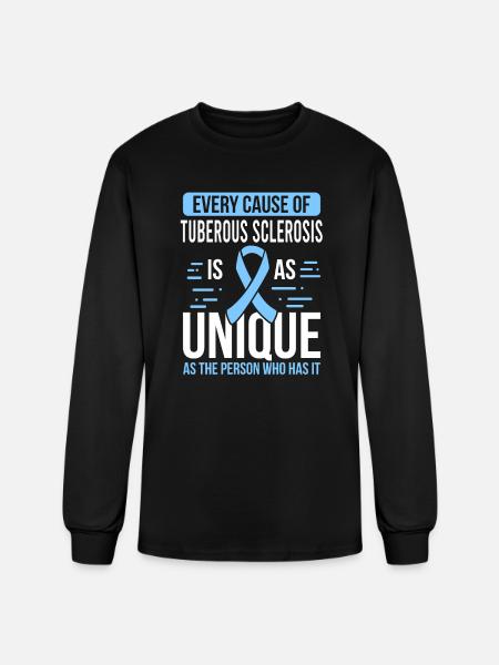 Tuberous Sclerosis Complex TSC Month Day Warrior - Men's Long Sleeve T-Shirt - black