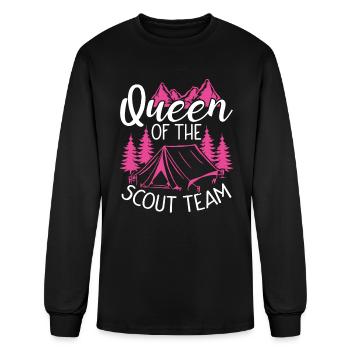 Girl Scout Leader Queen of the Scout Team Scouting - Men's Long Sleeve T-Shirt - black - Front