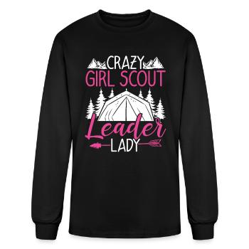 Scouting Girl Scout Leader Lady Scouting Team - Men's Long Sleeve T-Shirt - black - Front