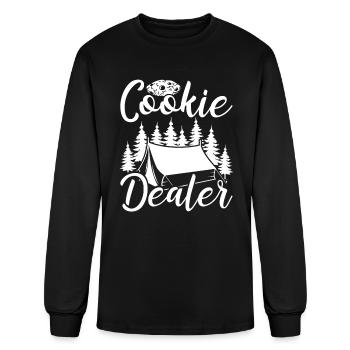 Girl Scout Leader Cookie Dealer Scouting Boy Scout - Men's Long Sleeve T-Shirt - black - Front