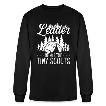 Girl Scout Leader of all the tiny Scouts Scouting - Men's Long Sleeve T-Shirt - black - Front